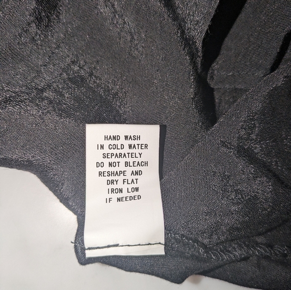 Black Ruffle Top - Picture 7 of 11